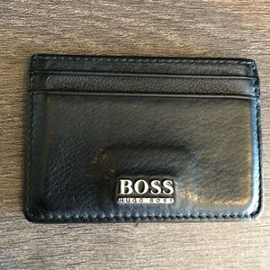 Hugo Boss card holder leather wallet